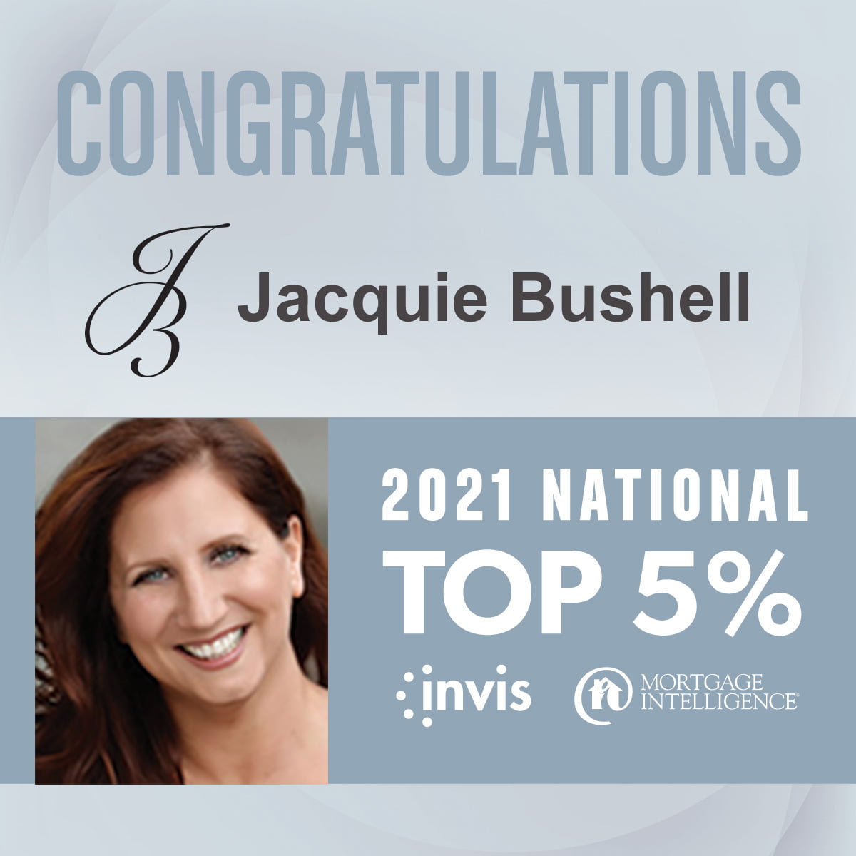 Jacquie Bushell, Top 5% of Mortgage Brokers